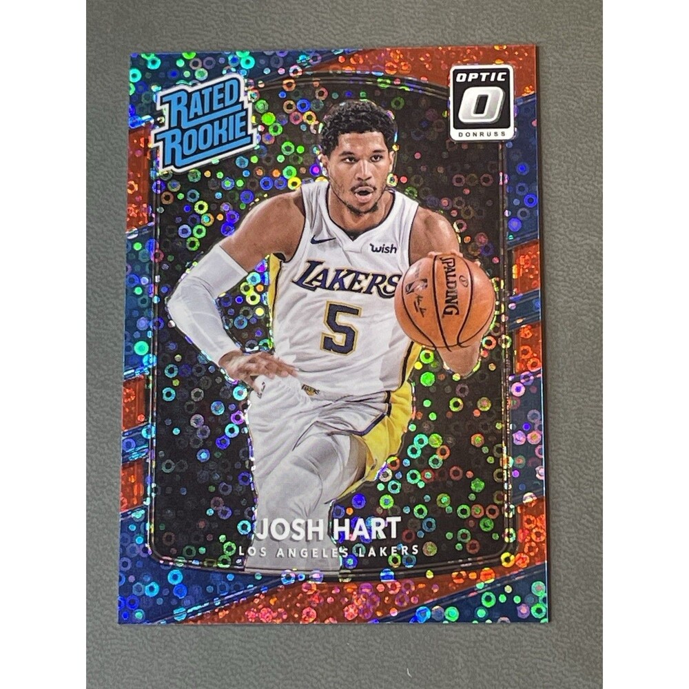 2017-18 Donruss Optic #171 Josh Hart Fast Break Red Rated Rookie /85 Knicks RC